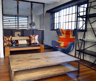 Simplistic living area in Ooyamacho Serviced Apartment