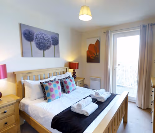 Bedroom at Triangle Apartment Cambridge