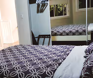 Bedroom at </div>Cozy and well furnished loft apartment in Eau Claire