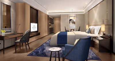 Living area at Ascott Harmony City