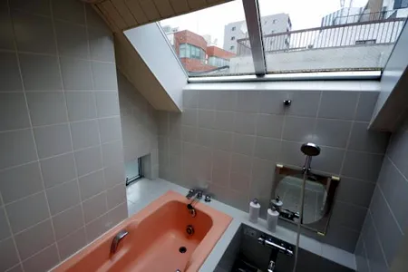 Spacious living area at Shibuyaku Serviced Apartment