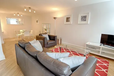 Living room at Wimbledon apartment