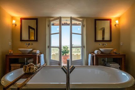 Village of Grimaud Villa With Views of St Tropez