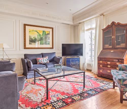 Spacious living room at Padilla Serviced Apartment