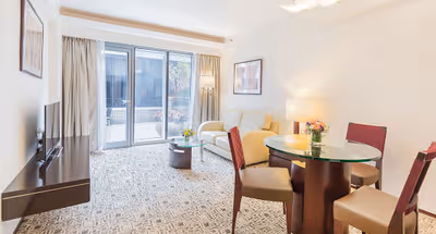 Bright living area at Cheong Tat Road Serviced Apartment, Chek Lap Kok