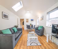 Living area - 1 bed apartment