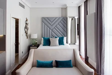 Bedroom at Marylebone apartment
