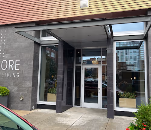 Entrance of Encore Apartment