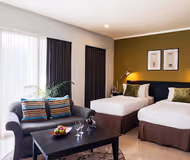 Comfy living area at Somerset Vientiane