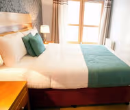 Bedroom at Temple Bar apartment