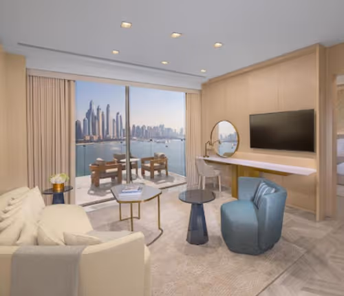 Living area - 1 bed apartment