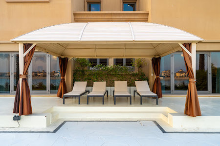Private Pool Deck in Dubai Villa