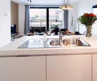 Full kitchen at Belliard