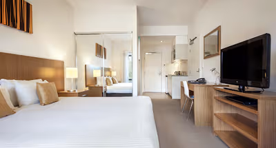 Stunning living area in Quest Ipswich