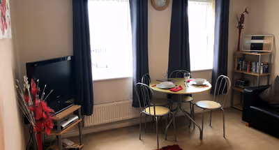 Living room at Barley Mews, Sugar Way