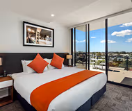 Stunning living area in Quest Woolloongabba