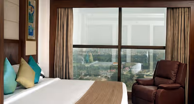 Cosy living area in Greater Noida Apartments