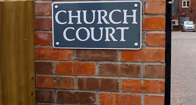 Exterior of Rugby apartment