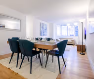 Dining space at Midtown East apartment