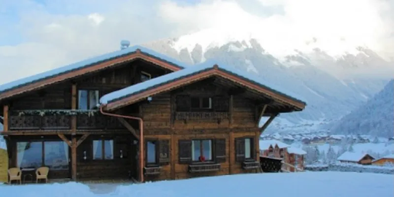 A Traditional French Chalet in the White Fairyland