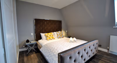 Luxury bedroom at Church Street