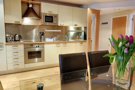 Fully equipped kitchen at Marina Place