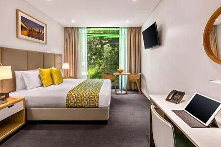 Bedroom at Quest Mounts Bay Road