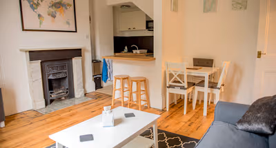 living space at Ipswich Central Apartment