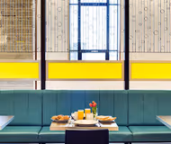 Restaurant at Fairclough Street Apartments in Liverpool City