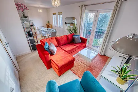Living area at Blue Cedar Solihull