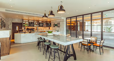 The Sage of Cambridge - onsite coffee shop