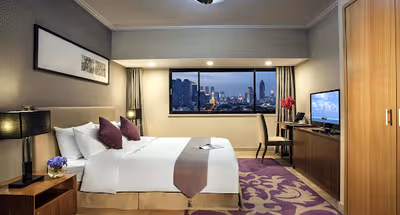 Bedroom at Somerset Olympic Tower Tianjin