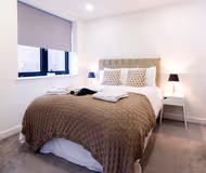 Double bed bedroom at Platform Bedford