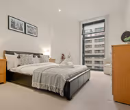 Bedroom at South Quay Serviced Apartments by MySquare