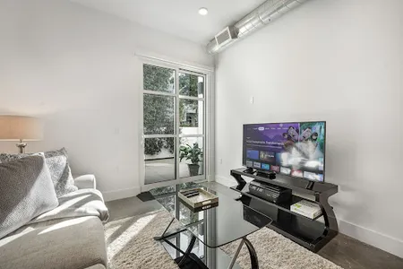 Living area at SW Sewtelle - 1BR