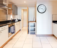 Kitchen at City Center apartment