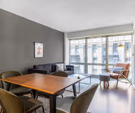Bright living area at W. Washington Street #2503 Serviced Apartment, The Loop