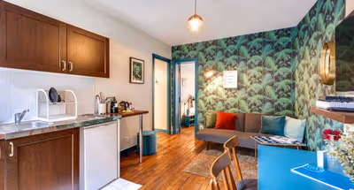 Spacious living area at Roquette Serviced Apartment, Bastille