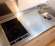 Simplistic living area in Isogo Apartments