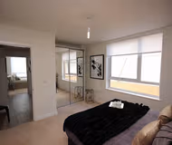 Luxury bedroom at Town Apartments Hatfield