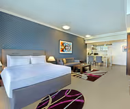 Bedroom at Diplomatic Street Apartments