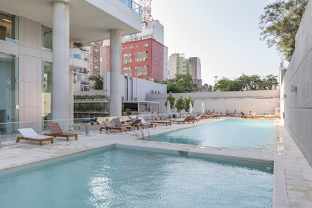 Pool side at Astor Tower