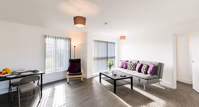 Living space - 2 bed apartment