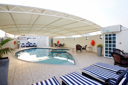 Luxury pool at Al Rigga Street Serviced Apartments, Deira