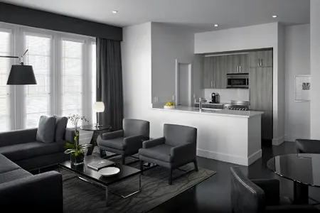 Living area at Downtown apartment