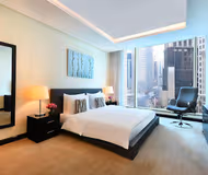 Bedroom at Al Dafna Serviced Apartment