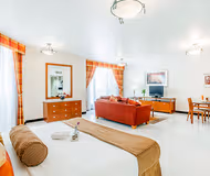 Master bedroom at Mankhool 15A Street Serviced Apartments, Bur Dubai