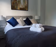 Master bedroom at Whiteoak House