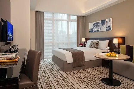 Stunning living area in Citadines Salcedo Makati
