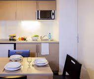 Dining space at Saint Louis Basel